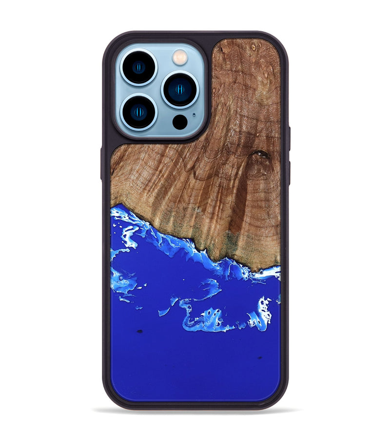 iPhone 14 Pro Max Wood Phone Case - Laureen (Coastal, 793628)