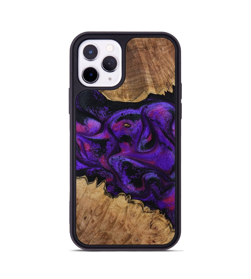iPhone 11 Pro Wood Phone Case - Gerry (Purple, 793710)