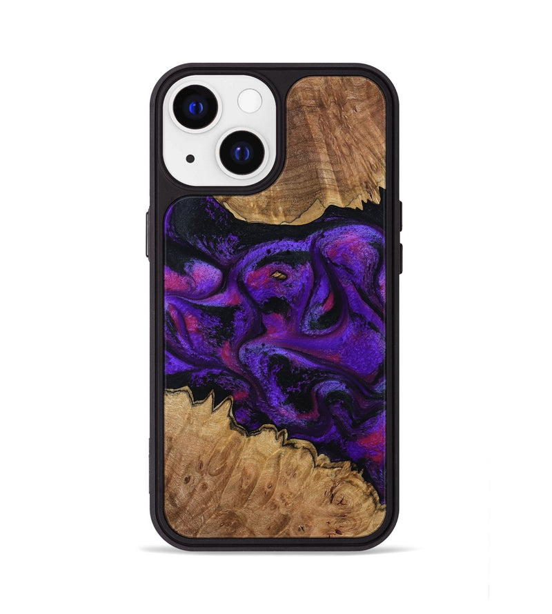 iPhone 13 Wood Phone Case - Gerry (Purple, 793710)