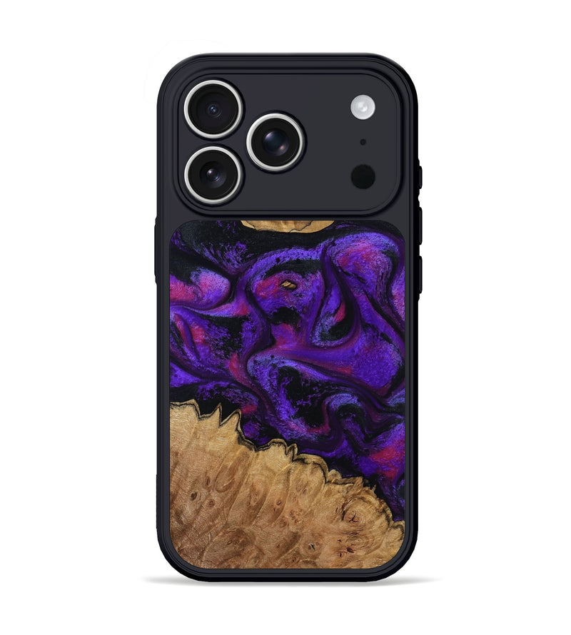 iPhone 17 Pro Wood Phone Case - Gerry (Purple, 793710)