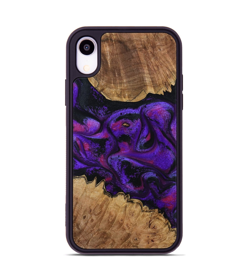 iPhone Xr Wood Phone Case - Gerry (Purple, 793710)