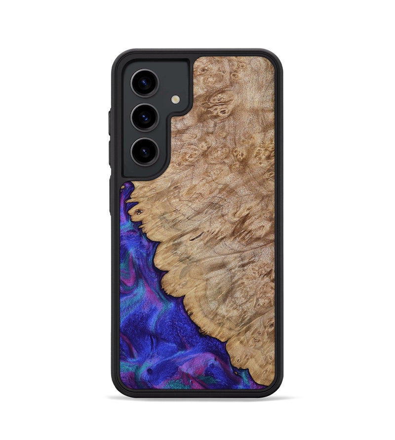 Galaxy S24 Wood Phone Case - Juwan (Purple, 793712)