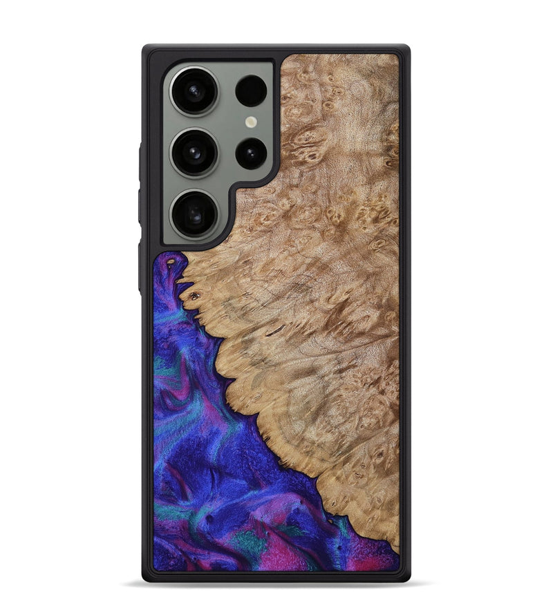 Galaxy S24 Ultra Wood Phone Case - Juwan (Purple, 793712)