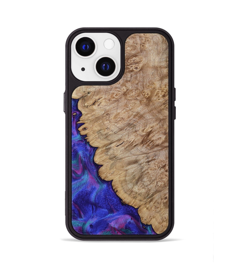 iPhone 13 Wood Phone Case - Juwan (Purple, 793712)
