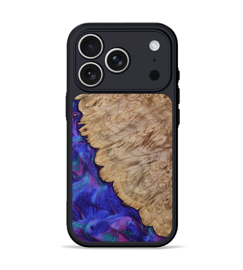iPhone 17 Pro Wood Phone Case - Juwan (Purple, 793712)