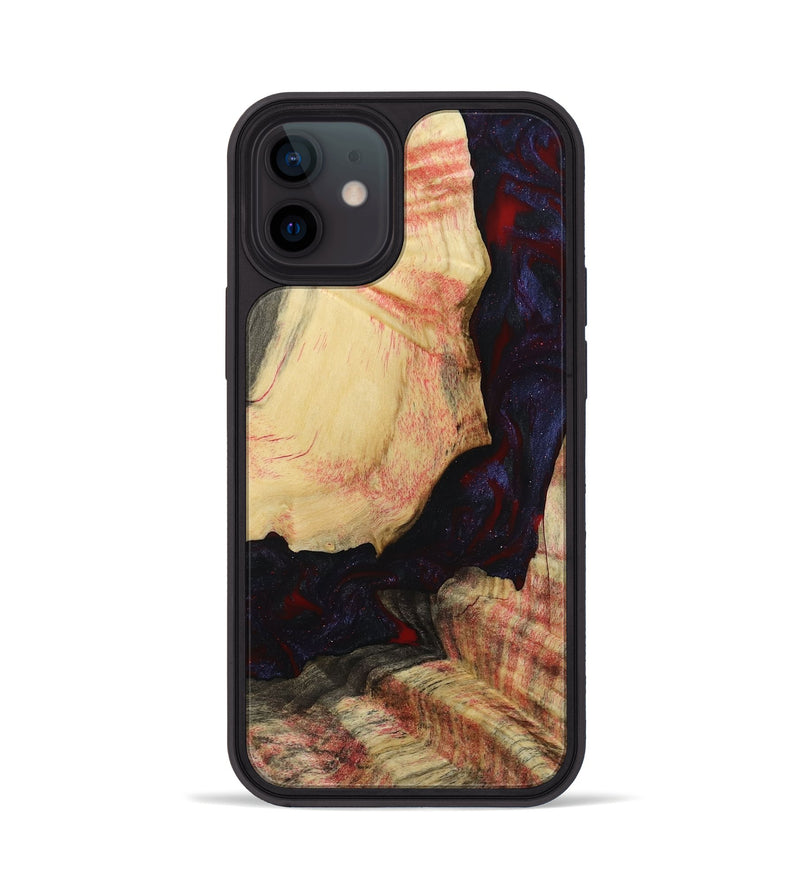 iPhone 12 Wood Phone Case - Krista (Red, 793715)