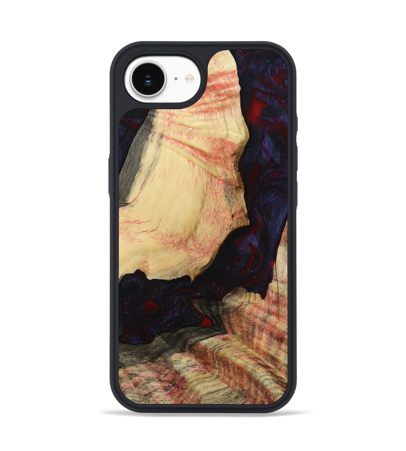 iPhone 16e Wood Phone Case - Krista (Red, 793715)