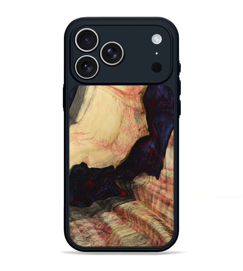 iPhone 17 Pro Max Wood Phone Case - Krista (Red, 793715)