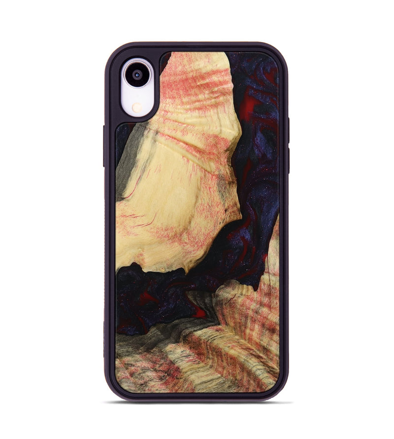 iPhone Xr Wood Phone Case - Krista (Red, 793715)