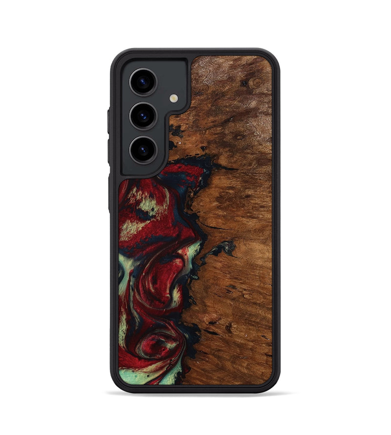 Galaxy S24 Wood Phone Case - Soren (Red, 793717)