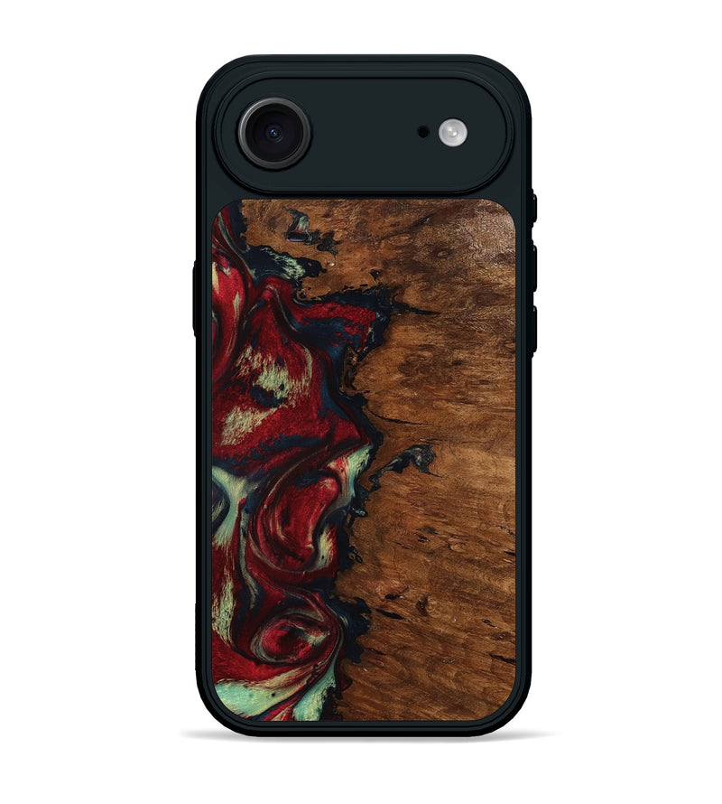 iPhone 17 Air Wood Phone Case - Soren (Red, 793717)
