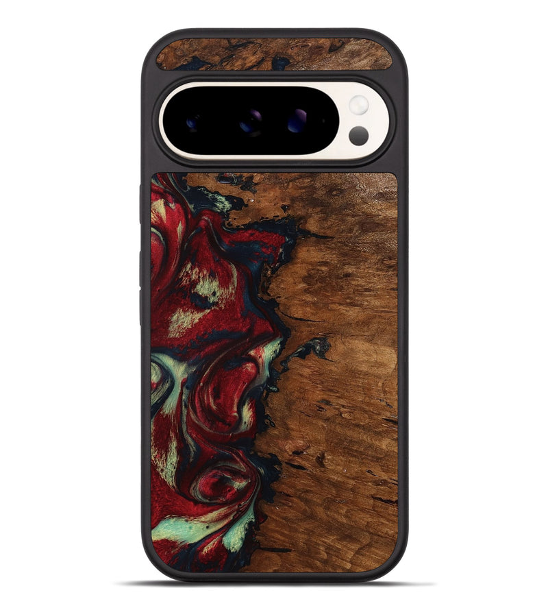 Pixel 9 Pro XL Wood Phone Case - Soren (Red, 793717)