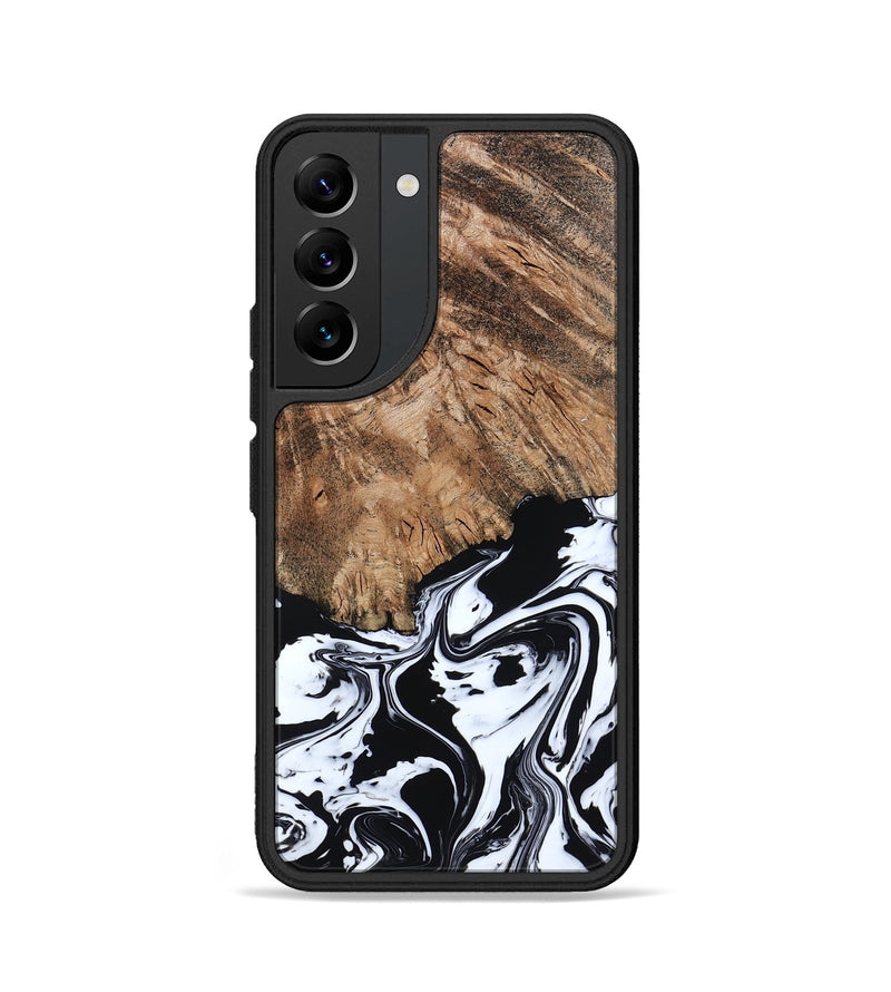 Galaxy S22 Wood Phone Case - Terry (Black & White, 793721)