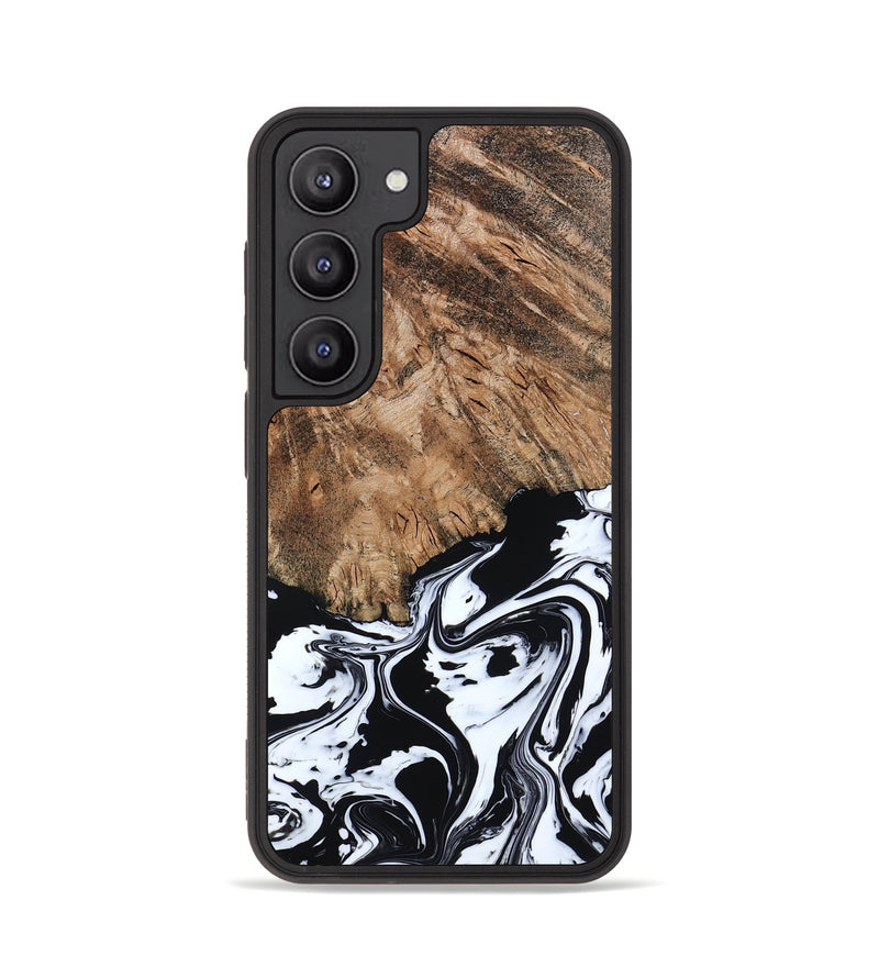 Galaxy S23 Wood Phone Case - Terry (Black & White, 793721)