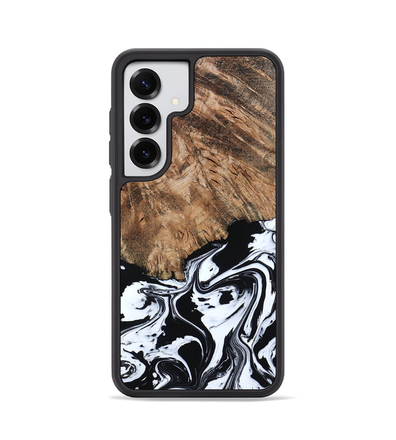 Galaxy S25 Wood Phone Case - Terry (Black & White, 793721)
