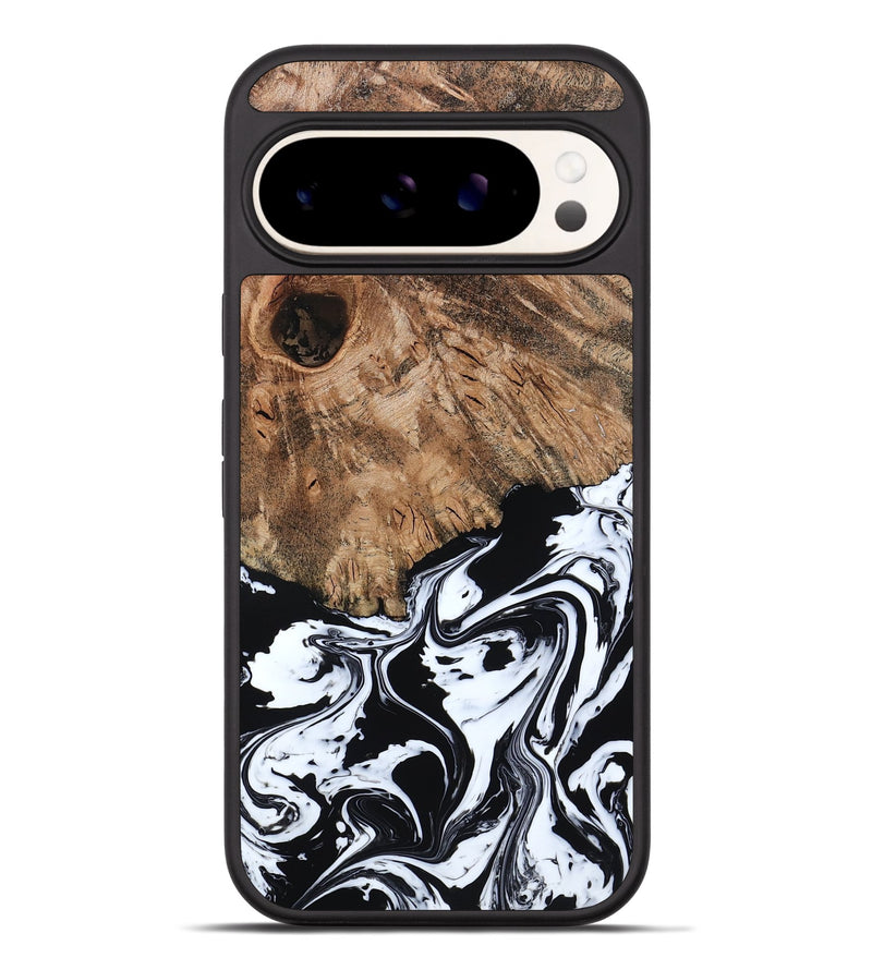 Pixel 9 Pro XL Wood Phone Case - Terry (Black & White, 793721)