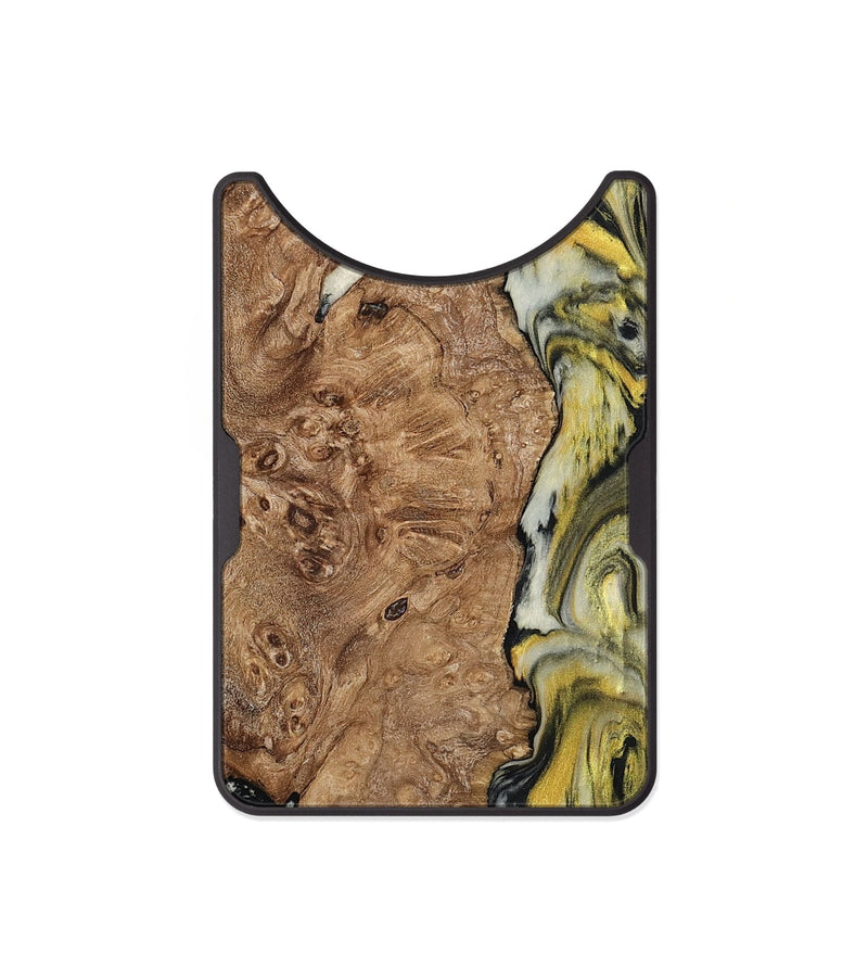 Alloy Wood Wallet - Lila (Black & White, 793724)