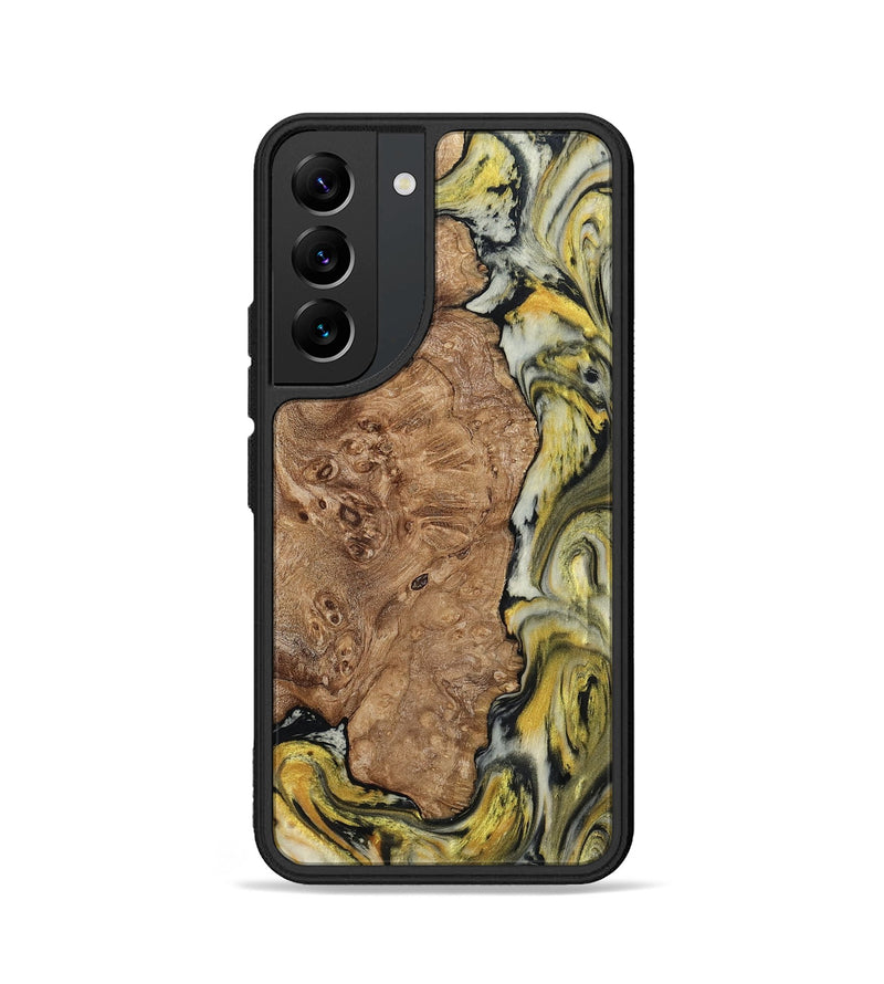 Galaxy S22 Wood Phone Case - Lila (Black & White, 793724)