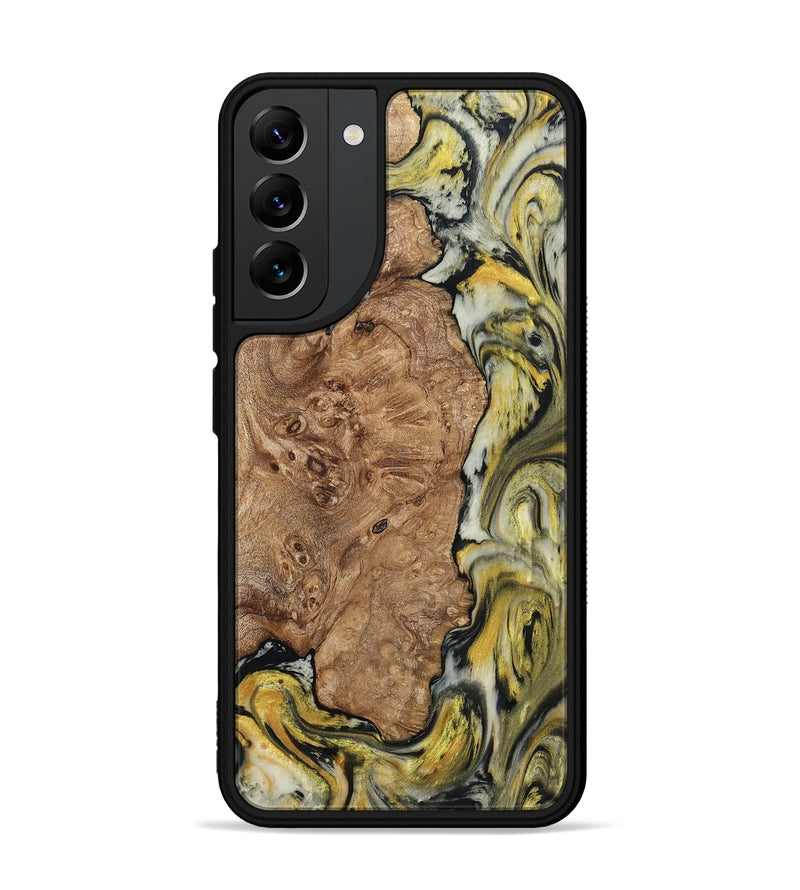 Galaxy S22 Plus Wood Phone Case - Lila (Black & White, 793724)