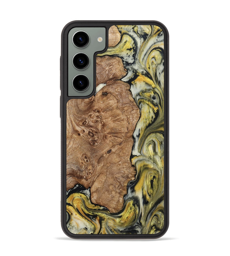 Galaxy S23 Plus Wood Phone Case - Lila (Black & White, 793724)