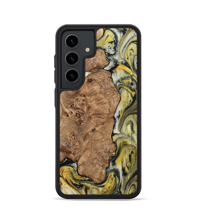 Galaxy S24 Wood Phone Case - Lila (Black & White, 793724)