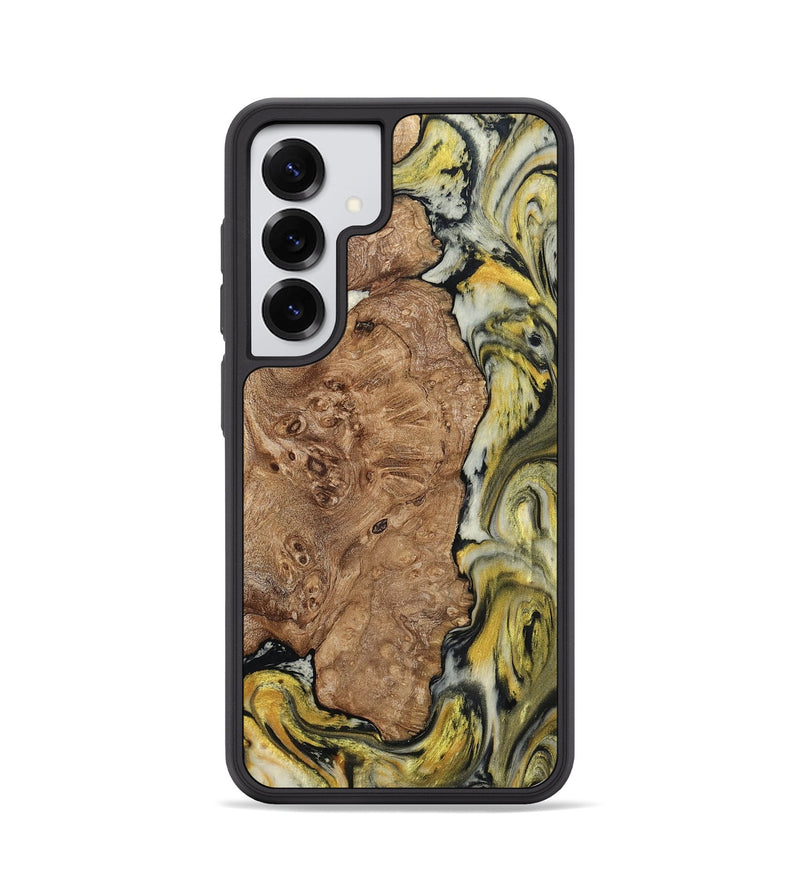 Galaxy S25 Wood Phone Case - Lila (Black & White, 793724)