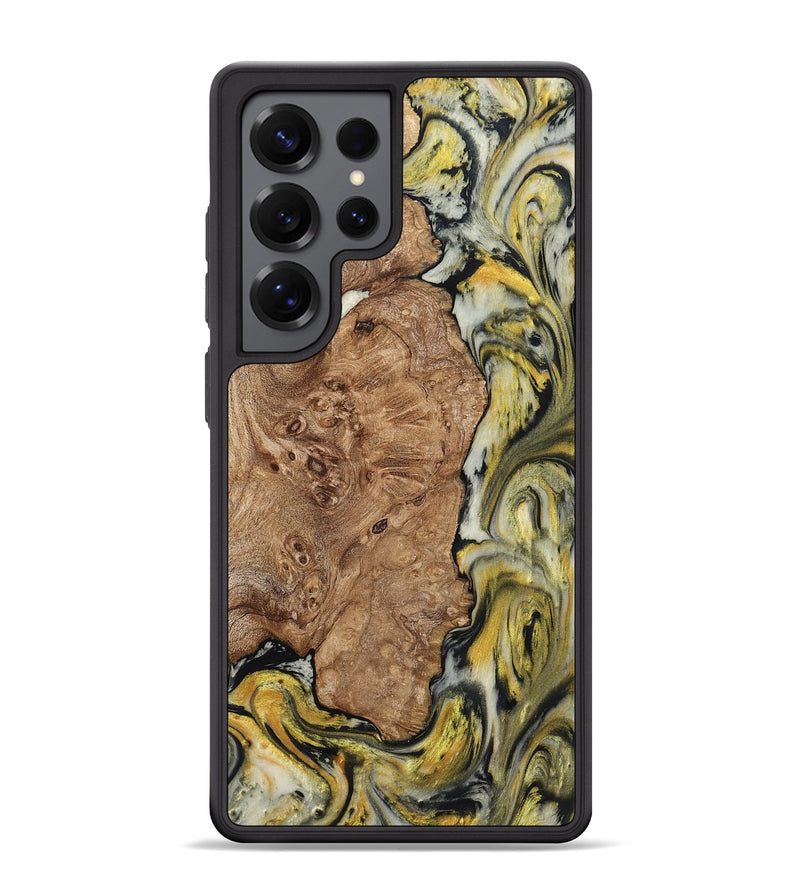 Galaxy S25 Ultra Wood Phone Case - Lila (Black & White, 793724)