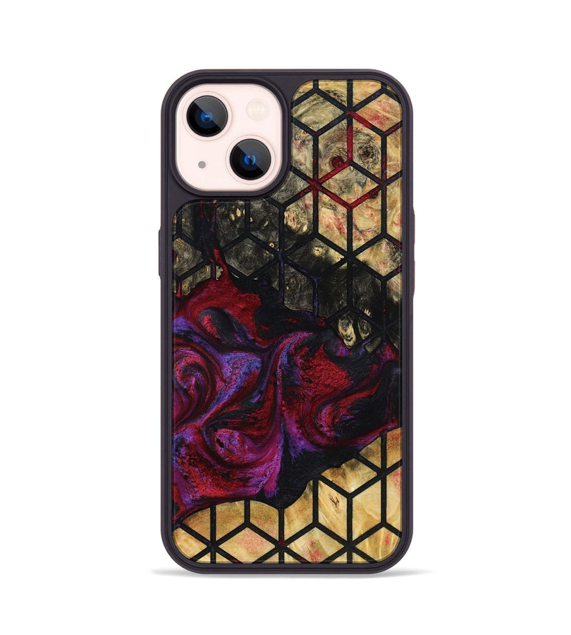 iPhone 14 Wood Phone Case - Mike (Pattern, 793734)