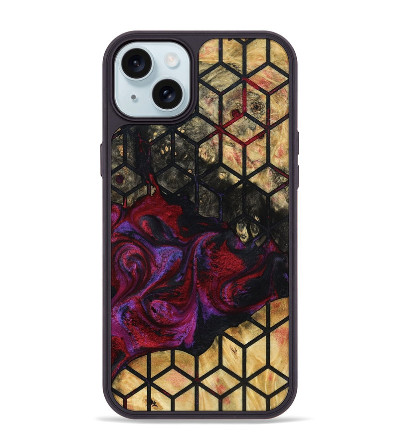 iPhone 15 Plus Wood Phone Case - Mike (Pattern, 793734)