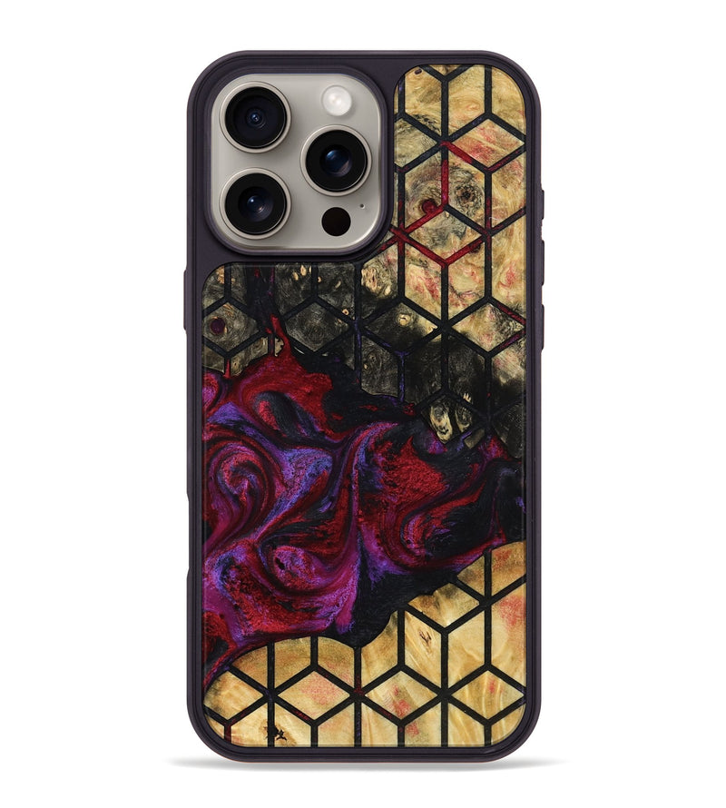 iPhone 16 Pro Max Wood Phone Case - Mike (Pattern, 793734)