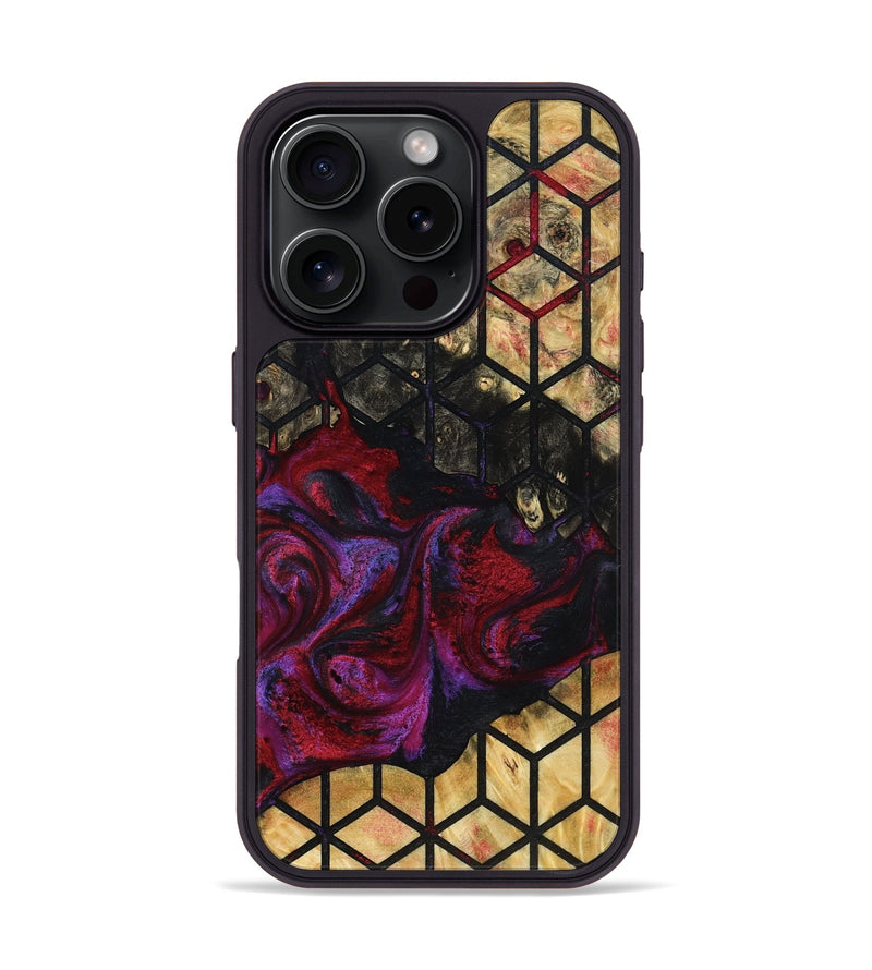 iPhone 16 Pro Wood Phone Case - Mike (Pattern, 793734)