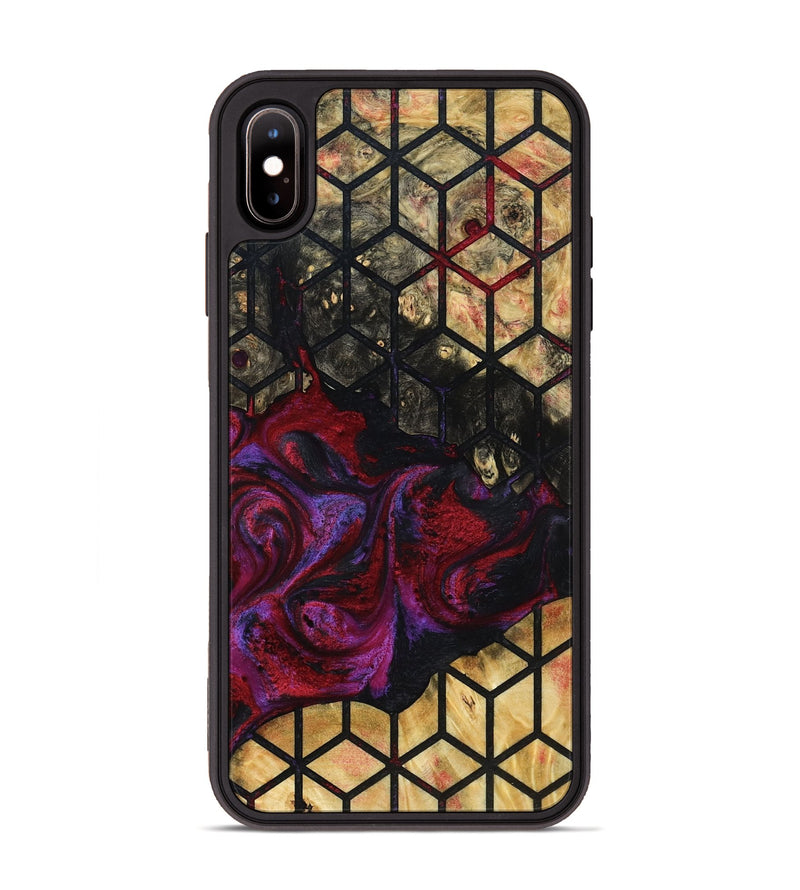 iPhone Xs Max Wood Phone Case - Mike (Pattern, 793734)