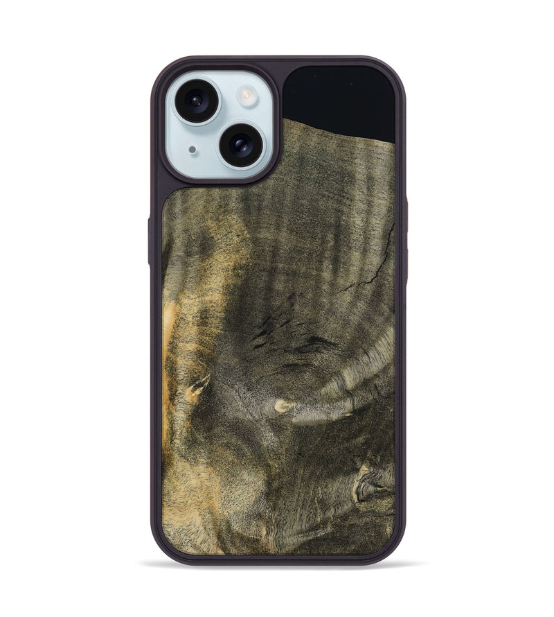 iPhone 15 Wood Phone Case - Rosalee (Wood Burl, 793747)
