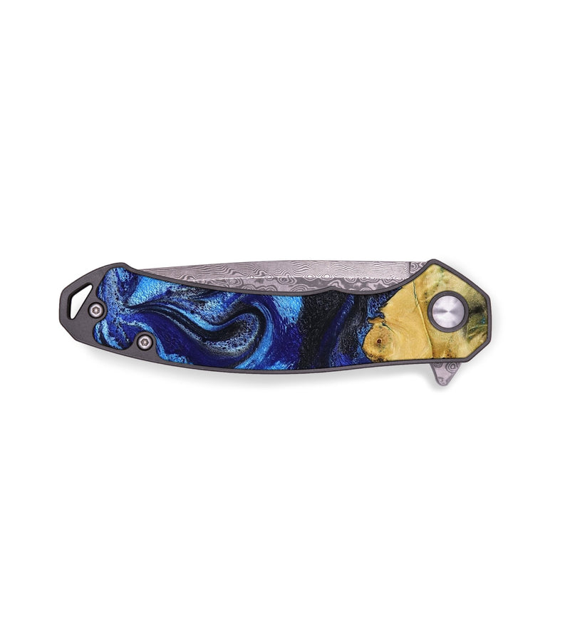 EDC Wood Pocket Knife - Rio (Blue, 793760)