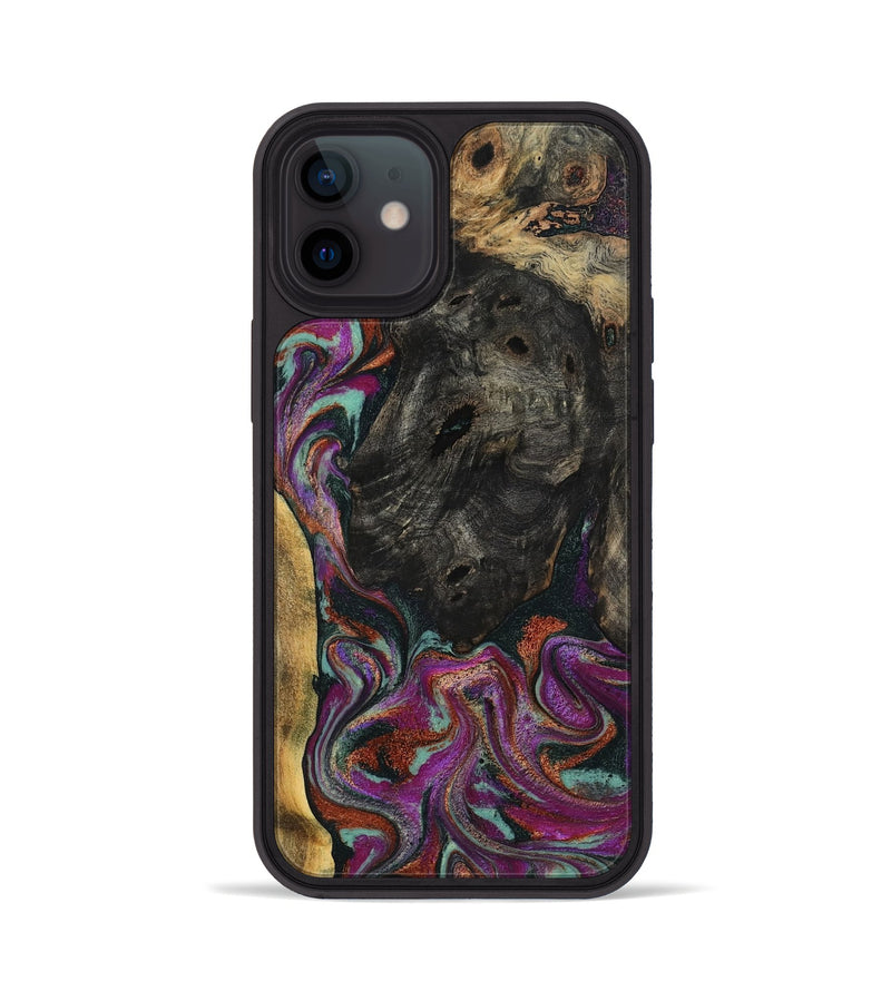 iPhone 12 Wood Phone Case - Ida (Green, 793766)