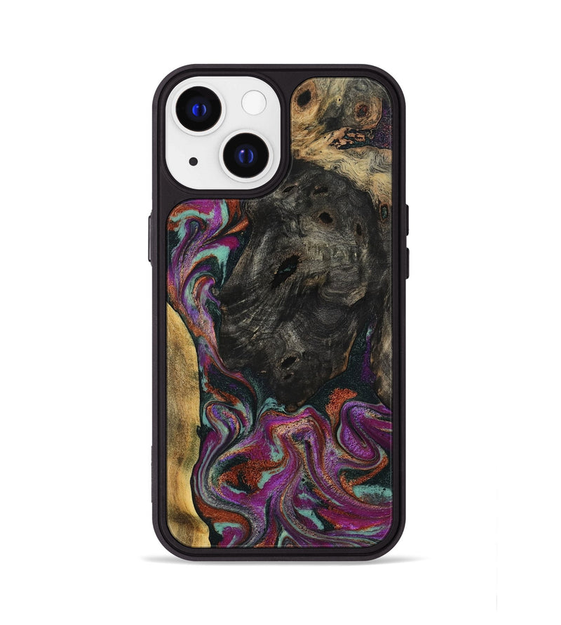 iPhone 13 Wood Phone Case - Ida (Green, 793766)