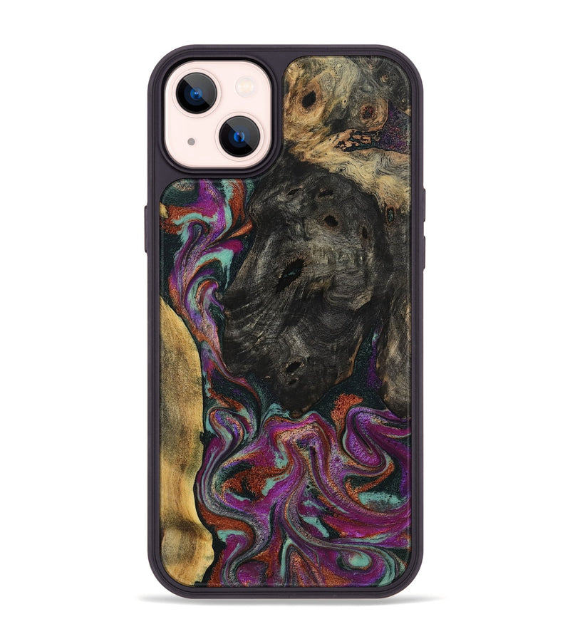 iPhone 14 Plus Wood Phone Case - Ida (Green, 793766)