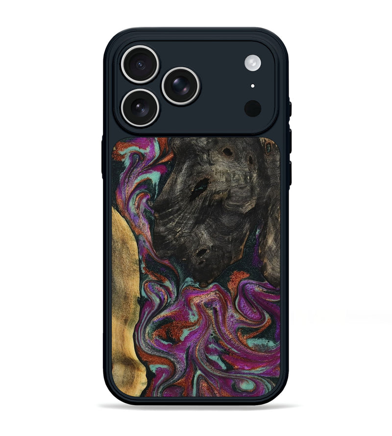 iPhone 17 Pro Max Wood Phone Case - Ida (Green, 793766)