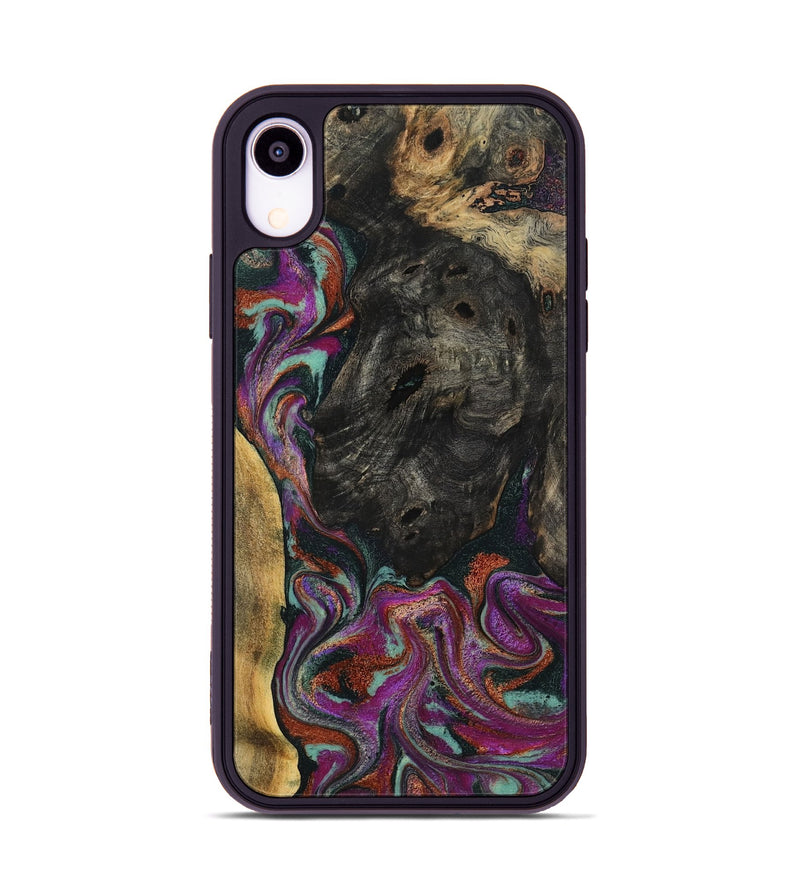 iPhone Xr Wood Phone Case - Ida (Green, 793766)