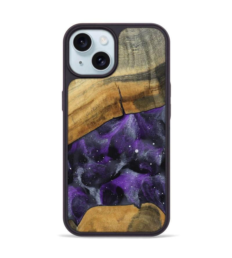 iPhone 15 Wood Phone Case - Tiera (Cosmos, 793817)