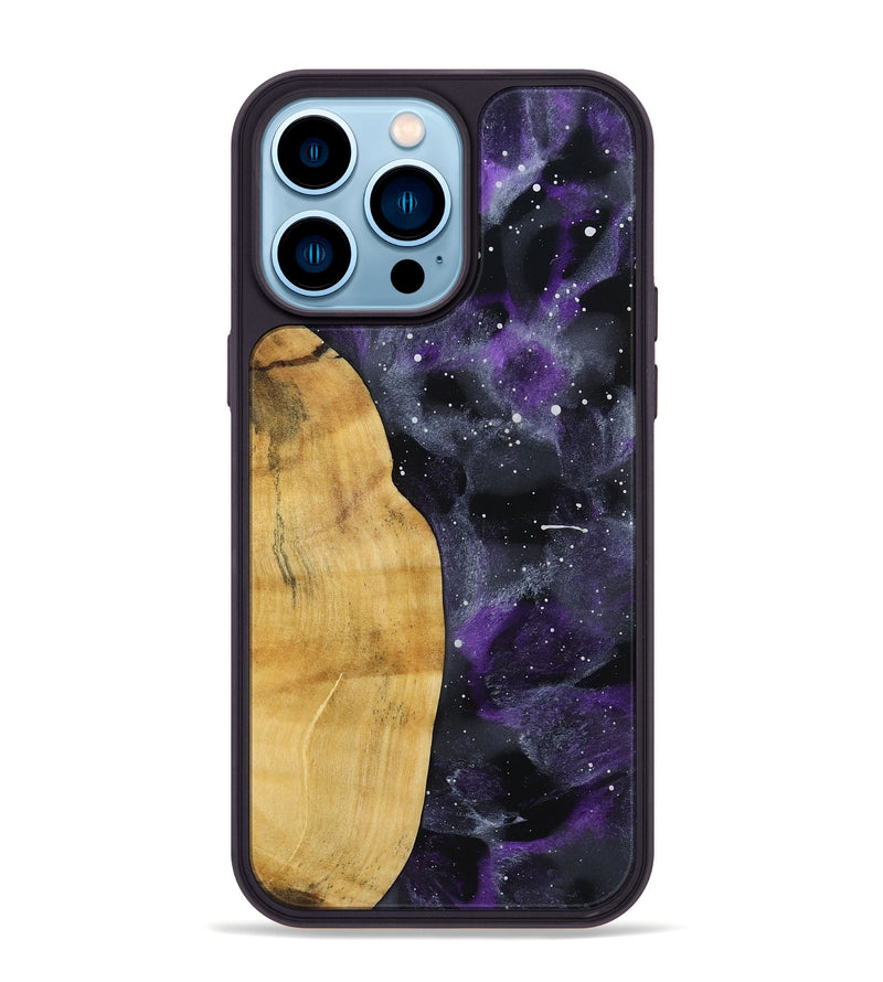 iPhone 14 Pro Max Wood Phone Case - Isaias (Cosmos, 793829)