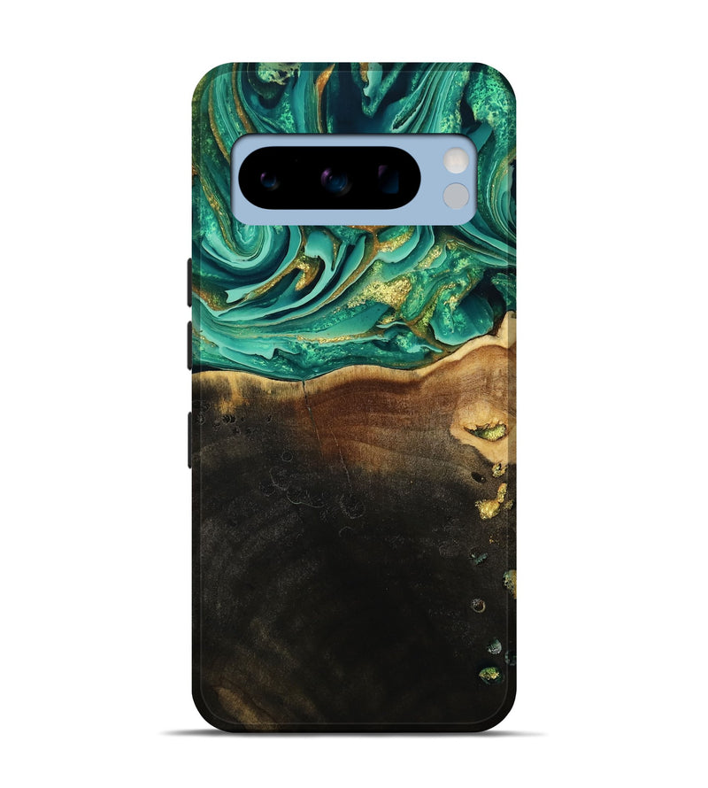 Pixel 8 Pro Wood Live Edge Phone Case - Ford (Green, 793844)