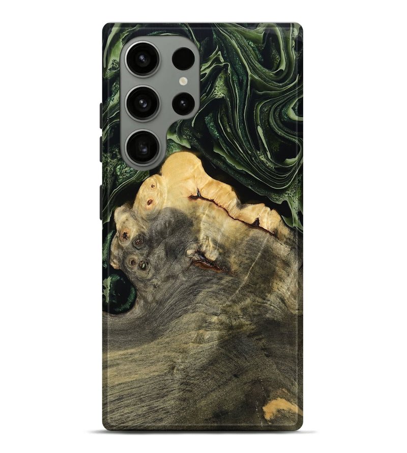 Galaxy S23 Ultra Wood Live Edge Phone Case - Tre (Green, 793849)