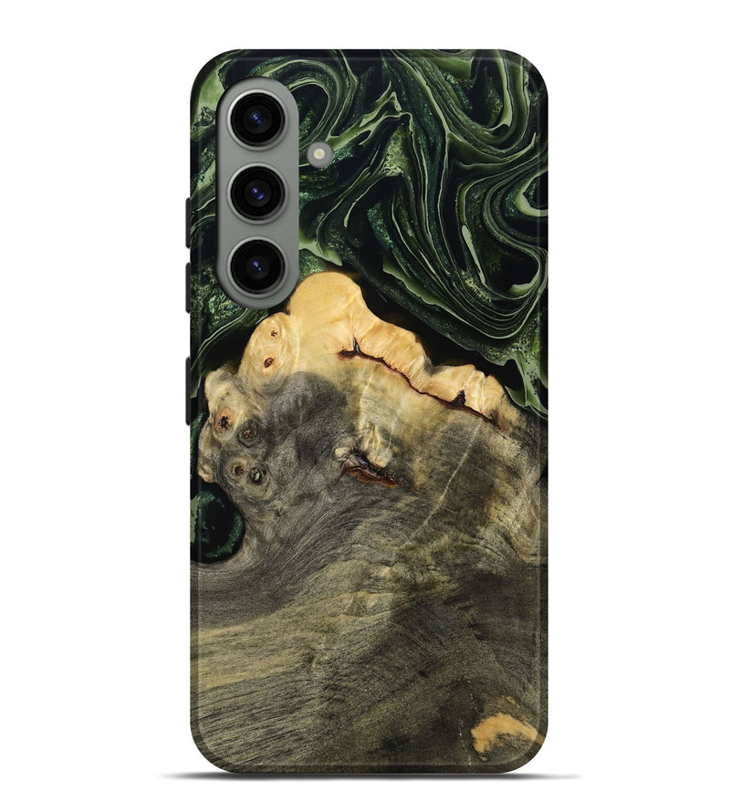 Galaxy S24 Plus Wood Live Edge Phone Case - Tre (Green, 793849)