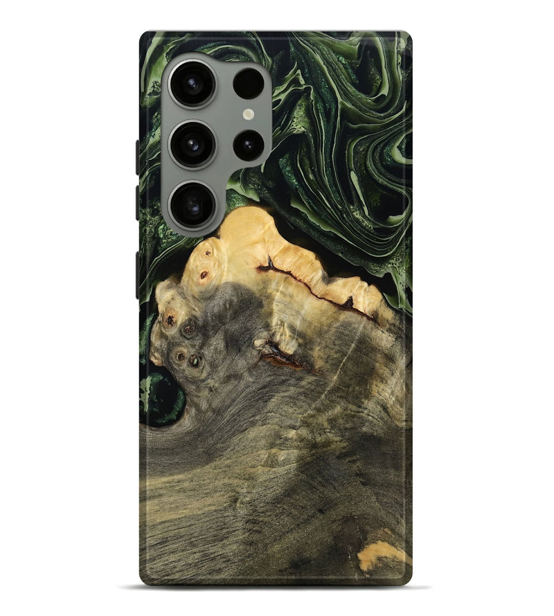 Galaxy S24 Ultra Wood Live Edge Phone Case - Tre (Green, 793849)