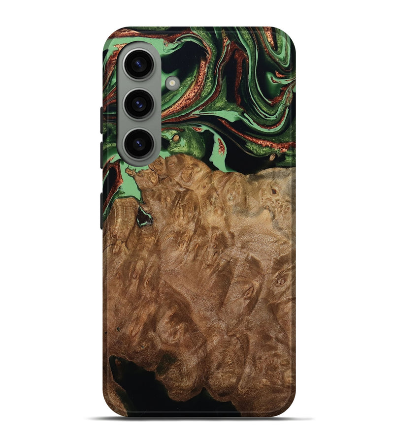 Galaxy S24 Plus Wood Live Edge Phone Case - Lotta (Green, 793869)