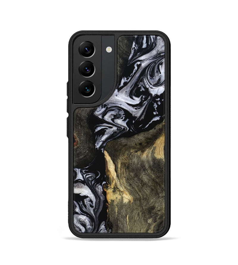 Galaxy S22 Wood Phone Case - Vernon (Black & White, 793874)