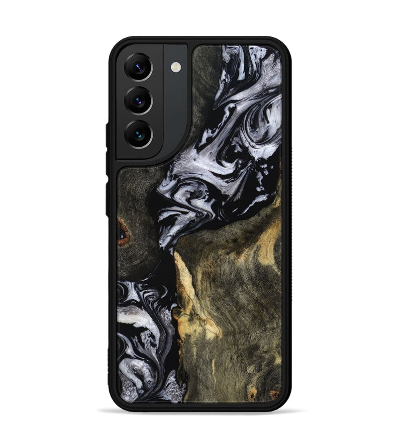 Galaxy S22 Plus Wood Phone Case - Vernon (Black & White, 793874)