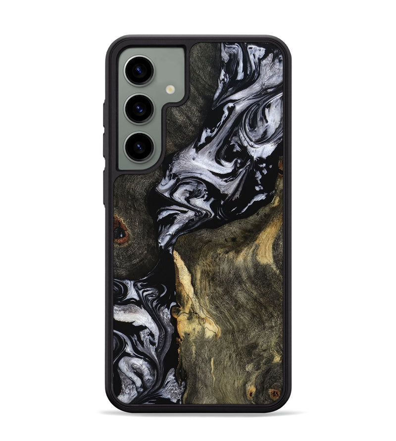 Galaxy S24 Plus Wood Phone Case - Vernon (Black & White, 793874)