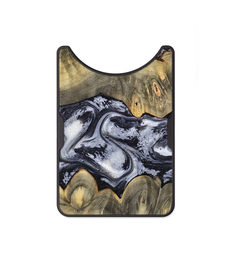 Alloy Wood Wallet - Maurine (Black & White, 793876)